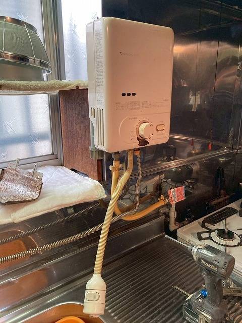 松下電器(ナショナル)、GW-5C1-T→GQ-551MW、ノーリツ、5号、元止式