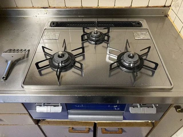 ガスビルトインコンロの便利な使い方