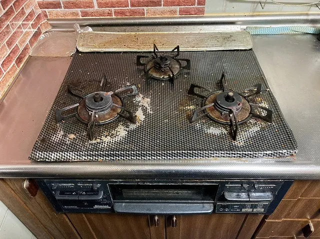 ビルトインコンロの簡単お手入れ法