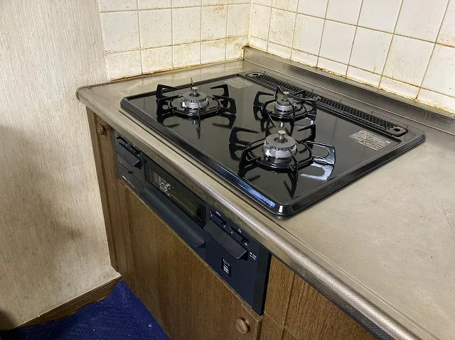 ビルトインコンロの美しいデザイン