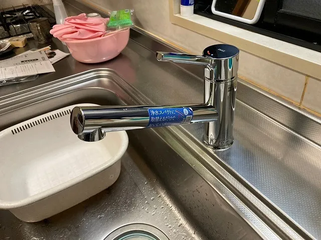キッチン水栓の正しいお手入れ法