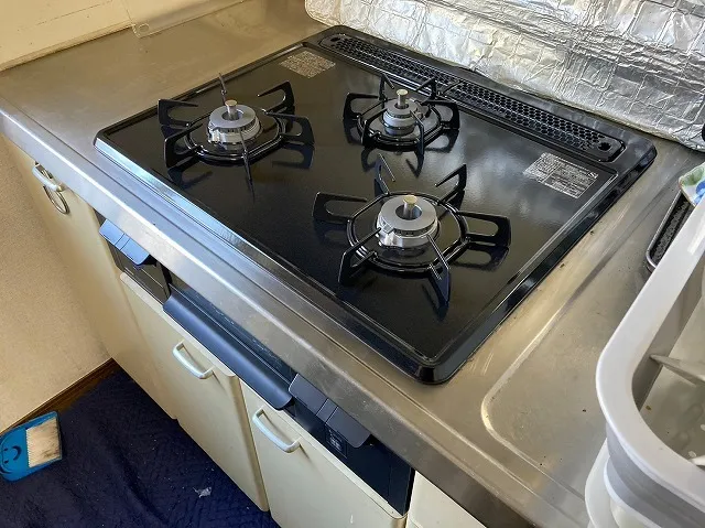 ビルトインコンロの美しいデザイン