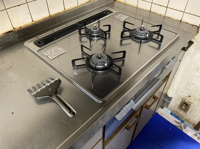 ガスビルトインコンロのガラストップ魅力解析