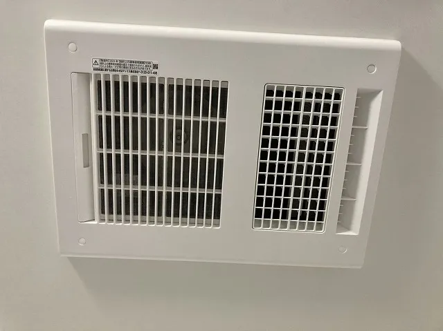 天井埋込み型浴室暖房の省エネ技術