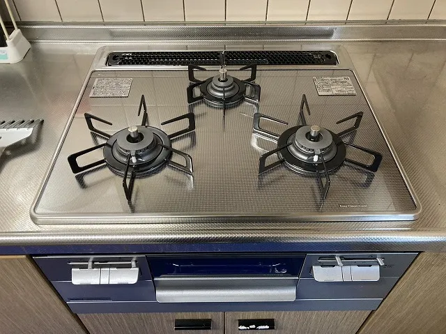 ガスビルトインコンロのガラストップ安全機能解説