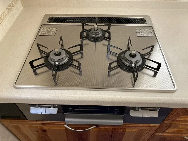 ガスビルトインコンロの簡単オートグリル使い方