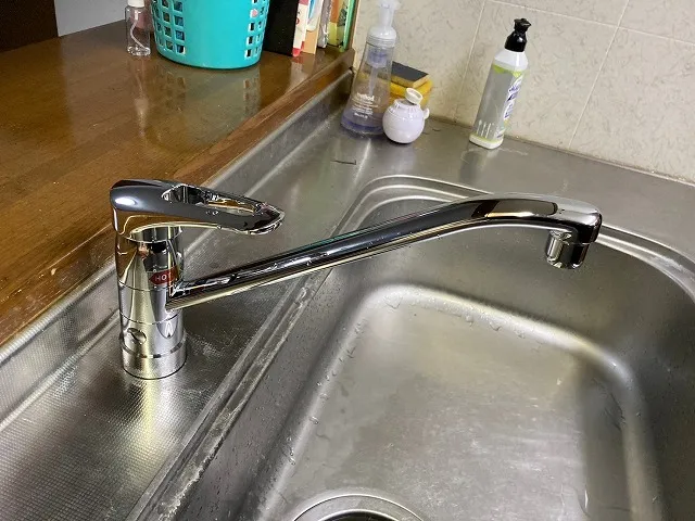 分水孔つきシングルレバー混合栓の使い方徹底解説